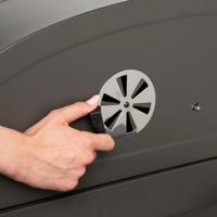 Houtskoolbarbecue met Deksel en Wielen Aktive 102 x 65 x 104 cm - thumbnail