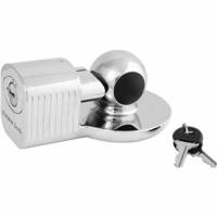 Masterlock Universal Trailer Coupler Lock - Zinc, nickle plated body - Front Keyw - 377EURDAT - thumbnail
