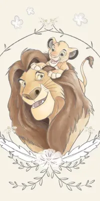 The Lion King Strandlaken 70 x 140 cm The Lion King Strandlaken 70 x 140 cm