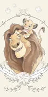 The Lion King Strandlaken 70 x 140 cm - thumbnail