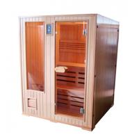 Badstuber Helsinki Finse sauna 152x152cm 3 persoons - thumbnail