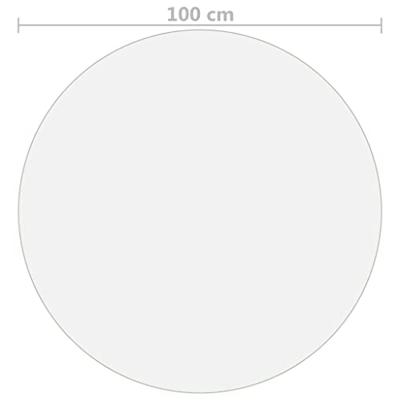 Tafelbeschermer 100 cm 2 mm PVC mat