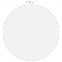 Tafelbeschermer 100 cm 2 mm PVC mat - thumbnail