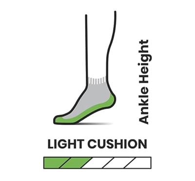 Smartwool Hike Light Cushion Ankle Wandelsok Heren CHARCOAL L