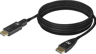 ACT 20 meter DisplayPort 1.4 Active Optical Cable 8K met afneembare connector DisplayPort male - Dis