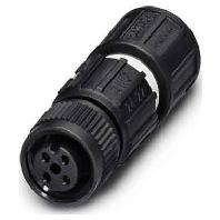 Phoenix Contact 1641701 Sensor/actuator connector, niet geassembleerd M12 Aantal polen (sensoren): 4 Bus, recht 1 stuk(s) - thumbnail