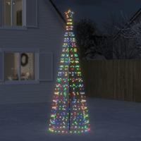 VidaXL Led-kerstboom met spikes 570 leds kleurrijk 300 cm - thumbnail