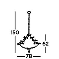 Searchlight Kristallen hanglampBouquet - 8011-11CC - thumbnail