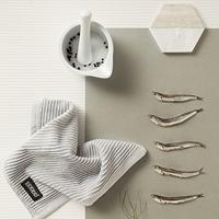 DDDDD Vaatdoek Basic Neutral Light Grey (4 stuks) - thumbnail