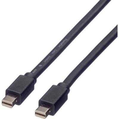 ROLINE DisplayPort kabel, Mini DP M - Mini DP M, zwart, 3 m