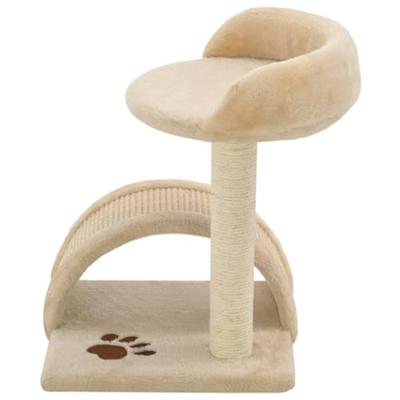 VidaXL Kattenkrabpaal met sisal krabpaal 40 cm beige en bruin