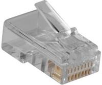 ACT TD108 RJ45 (8P/8C) Modulaire Connector voor Platte Kabel - 25 stuks - thumbnail