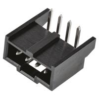 Molex 901362104 Male header, inbouw (standaard) Totaal aantal polen: 4 Rastermaat: 2.54 mm Inhoud: 1 stuk(s) Tray - thumbnail