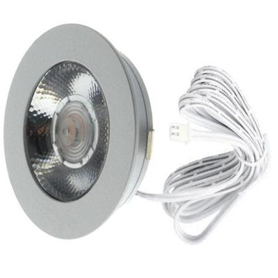 EcoDim - LED Spot Keukenverlichting - ED-10044 - 3W - Warm Wit 2700K - Dimbaar - Waterdicht IP54 - Onderbouwspot - Meubelspot - Inbouwspot - Rond - Mat Wit