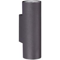 Moderne LED Wandlamp GU10 Mat Zwart Aluminium - Dubbele Lichtpunten - thumbnail