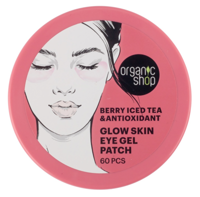 Organic Shop Berry Iced Tea & Antioxidant Glow Skin Eye Gel Patch