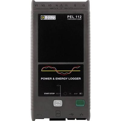 Chauvin Arnoux PEL 112 Netwerkanalyser 3-fasig Met logger, Energiemetingen, Belastinganalyse, Online metingen Chauvin Arnoux PEL 112 Netwerkanalyser 3-fasig Met logger, Energiemetingen, Belastinganalyse, Online metingen