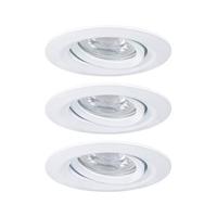 Paulmann 92971 EBL Nova mini Plus Coin LED-inbouwlamp Set van 3 stuks 4.20 W Wit - thumbnail