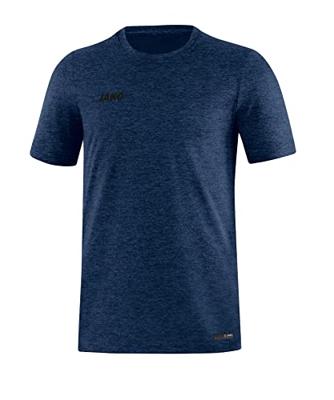 JAKO 6129 T-Shirt Premium Basics - Marine Gemeleerd - M
