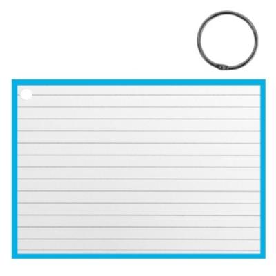Flashcards 14.8x10.5cm Blauw