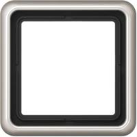 Jung CD581PT Afdekking Frame 1-voudig Platina 1 stuk(s) - thumbnail