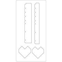 Creativ Company Snijmal, hartendoos, afm 15,2x30,37 cm, dikte 15 mm, 1 stuk - thumbnail