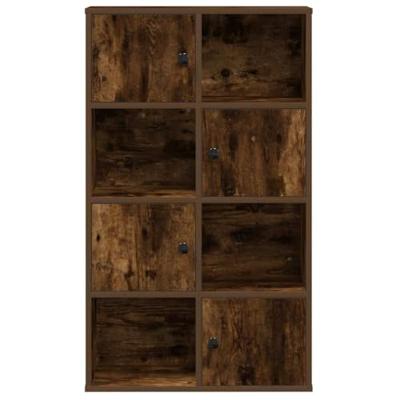 Boekenkast 60x24x101,5 cm bewerkt hout gerookt eikenkleurig