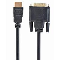 Gembird HDMI naar DVI Kabel 1.8m Zwart - thumbnail
