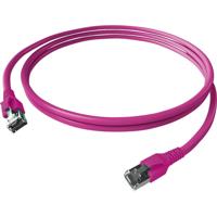 EasyLan FlexBoot Patchkabel Kat.6A, S/FTP, violet, 2 m - thumbnail