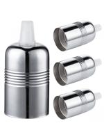 shine fitting E27 zilver - thumbnail