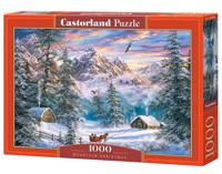 Selecta Castorland legpuzzel mountain christmas, 1000st. - thumbnail
