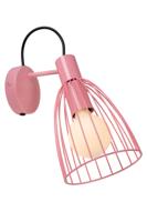 Lucide MACARONS - Wandlamp - 1xE27 - Roze - thumbnail
