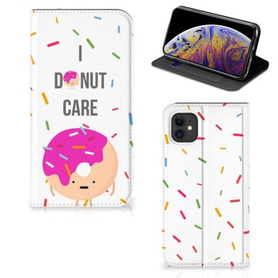 Apple iPhone 11 | Flip Style Cover | Donut Roze Apple iPhone 11 | Flip Style Cover | Donut Roze
