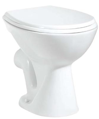 Toiletpot Staand Boss & Wessing Holt Muur Aansluiting Wit Boss & Wessing