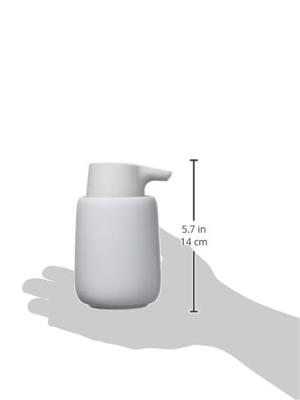 Blomus Sono Zeepdispenser Micro Chip keramiek wit Blomus Sono Zeepdispenser Micro Chip keramiek wit