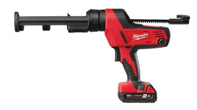 Milwaukee M18™ C18 PCG/310C-201B Accu Lijm- en Kitspuit met 310 ml patroonhouder 18V 2.0Ah in tas - 4933441310 Milwaukee M18™ C18 PCG/310C-201B Accu Lijm- en Kitspuit met 310 ml patroonhouder 18V 2.0Ah in tas - 4933441310