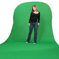 BRESSER BR-TR11 Chromakey groen Achtergrondscherm met Sleep 180x240+240cm - thumbnail