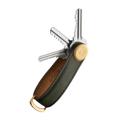 Orbitkey 2.0 Groen leer