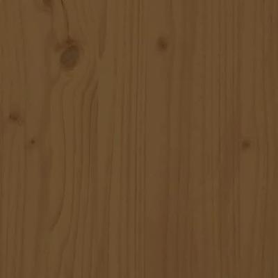 Hoofdbord 206x4x100 cm massief grenenhout honingbruin