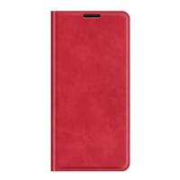 Casecentive Magnetische Leren Wallet iPhone 14 Pro rood - thumbnail