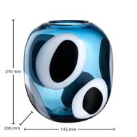 Leonardo Occhi Blu Vaas 21 cm - thumbnail