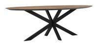 DTP Home Ovale Eettafel 'Shape' Teakhout, 240 x 110cm, kleur Naturel - thumbnail