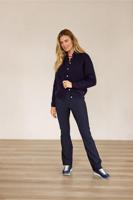 Studio Anneloes Flair Bonded Trousers 94800 6900 Dark Blue - thumbnail