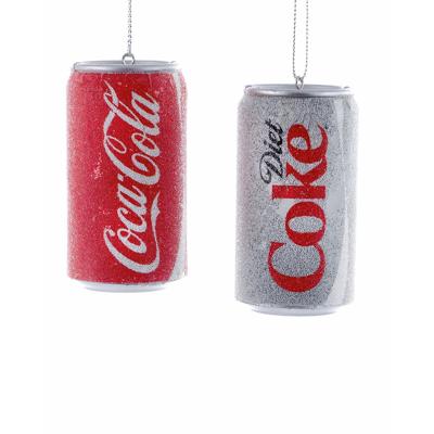 Coca-Cola Can Blow Mold 7,6 cm ASS kerstbal kerst Kurt S. Adler - Kurt s adler