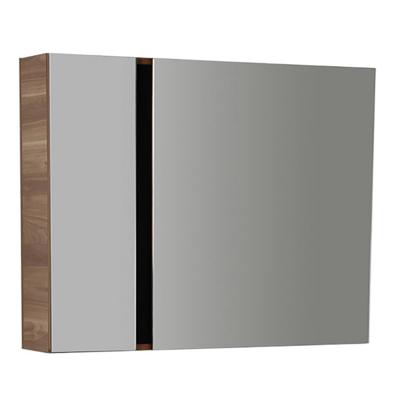 Spiegelkast Boss & Wessing Verti 98x80 cm Walnoot Boss & Wessing Spiegelkast Boss & Wessing Verti 98x80 cm Walnoot Boss & Wessing