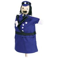 Goki Handpop Politie 27cm - thumbnail
