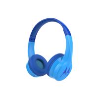 Motorola Squads 300 Wireless Kids Headphones with 15 Hours Play Time, Audio Splitter for Sharing and Anti-Allergic Cushion – Blue - thumbnail