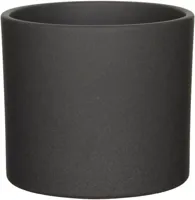 Era pot rond donkergrijs mat h14,5xd17,5 cm Mica Decorations - Mica decorations - thumbnail