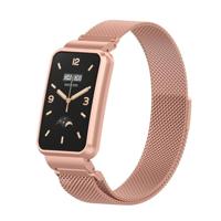 Milanese loop bandje met case - Rosé goud - Xiaomi Smart Band 7 Pro - thumbnail