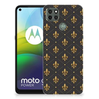 Motorola Moto G9 Power TPU bumper Franse Lelie Motorola Moto G9 Power TPU bumper Franse Lelie